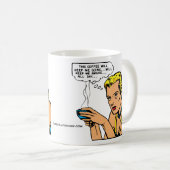 このコーヒーは私を目がさめている保ちます コーヒーマグカップ (正面右)