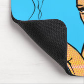 このコーヒーは私を目がさめている-青保ちます マウスパッド (コーナー)