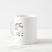 このコーヒーを考え過ぎさせてくれ コーヒーマグカップ (正面左)