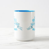 "このコーヒー私に素晴らしい"はマグをしています ツートーンマグカップ (中央)