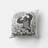 このゴリラが俺を捕まえる。毎日。 クッション (裏面)