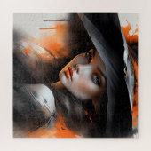 このゴージャスな顔は絶対に素晴らしい!ザca ジグソーパズル (横)