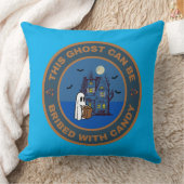 このゴーストはキャンディで買収できる クッション (ブランケット)