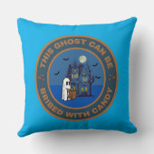 このゴーストはキャンディで買収できる クッション (裏面)