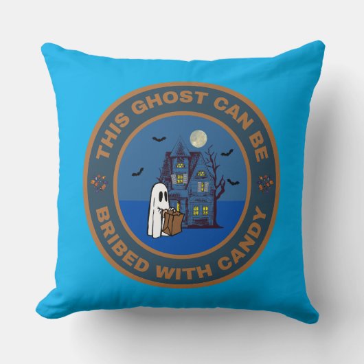 このゴーストはキャンディで買収できる クッション (正面)