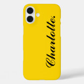 このゴールドに自分の名前をデザイン Case-Mate iPhoneケース (裏面)