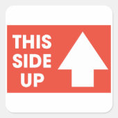 このサイドアップサイン スクエアシール (正面)