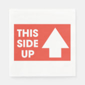 このサイドアップサイン スタンダードランチョンナプキン (正面)