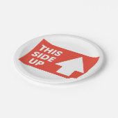 このサイドアップサイン ペーパープレート (アングル)