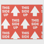 このサイドアップサイン ラッピングペーパー (フラット)