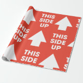 このサイドアップサイン ラッピングペーパー (アンロールド)