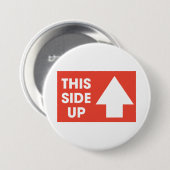 このサイドアップサイン 缶バッジ (正面&裏面)