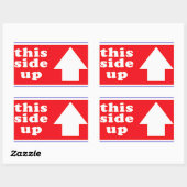 このサイドアップ出荷ラベル 長方形シール (シート)