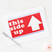 このサイドアップ出荷ラベル 長方形シール (封筒)