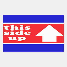 このサイドアップ出荷ラベル 長方形シール