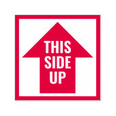 このサイド上向き矢印パッケージは赤で供給 セルフインキングスタンプ (デザイン)