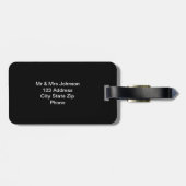 このサボテンの植おもしろい物デザインをtouchしない ラゲッジタグ (裏面横)