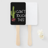 このサボテンをTouchできない ハンドファン (正面&裏面)