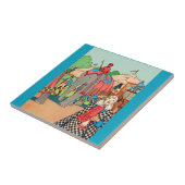 このサー来カスは行き当たりだ タイル (側面)