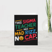 このシグマ教師はリズが半端じゃない カード (正面)