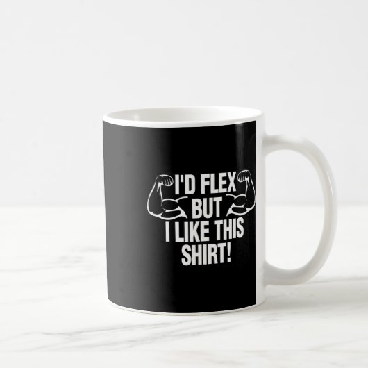 このシャツの体ビルダーがおもしろい好き コーヒーマグカップ (右)
