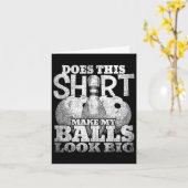 このシャツは私の大きなシャツに見えるボーリング カード (黄色い花)