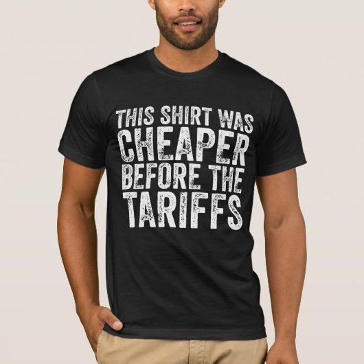 このシャツは関税よりも安かった Tシャツ (正面)