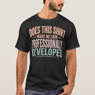 このシャツを着るとプロに見える? Tシャツ