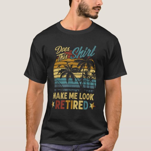 このシャツを着ると引退治退職した儀に見える Tシャツ (正面)