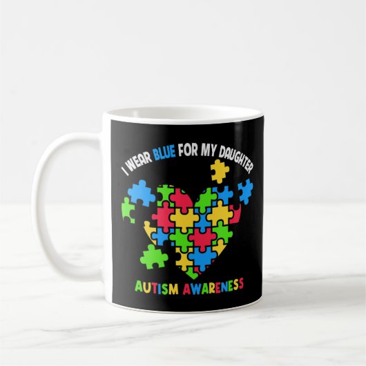 このシャツをAuthistics Awarence Monthと コーヒーマグカップ (左)