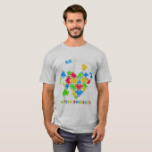 このシャツをAuthistics Awarence Monthと Tシャツ (正面フル)
