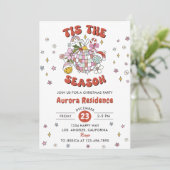 このシーズンかわいいグルービーボールクリスマスパーティー 招待状 (スタンド正面)