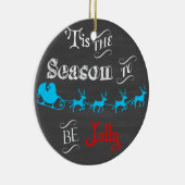 このシーズンはチョークボーすてきドオーナメント セラミックオーナメント (右)