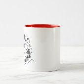 このシーズンは凍結するホリデーマグ ツートーンマグカップ (中央)