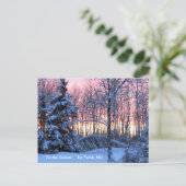 "このシーズンアップ北、Mn冬の休日 ポストカード (スタンド正面)