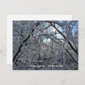 "このシーズンアップ北、Mn冬の休日 ポストカード (正面/裏面)