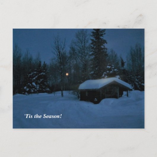 "このシーズンアップ北、Mn冬の休日 ポストカード (正面)