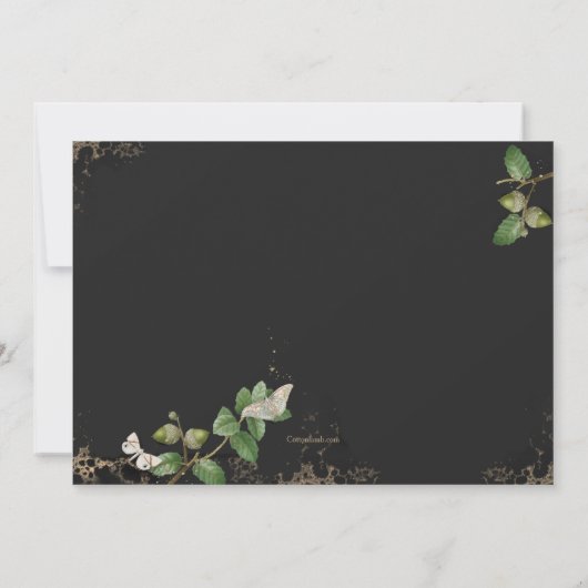 このシーズンフォトホリデーのグリーティングカード (裏面)