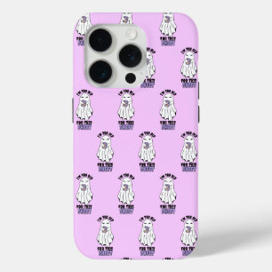 このシートには歳を取り過ぎている」女性ハロウィン幽霊 iPhone 15 PROケース