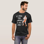 このジャンプショットが外れたら死ぬ Tシャツ (正面フル)