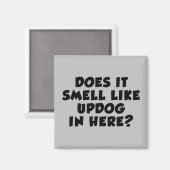 このジョークの中で犬の臭いがする マグネット (正面/裏面)