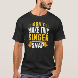 このジンジャースナップデザインを作らない Tシャツ