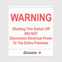 このスイッチをオフにしても電源は切れません