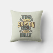 このスキーは休暇を取る予定すてきだ クッション (裏面)