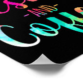 このスクールバス走のガイス&コーヒーのモニター ポスター (角)