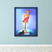 このスケールはエドワード・ランチの設定ではない キャンバスプリント (インサイチュ (ウッドフロア))