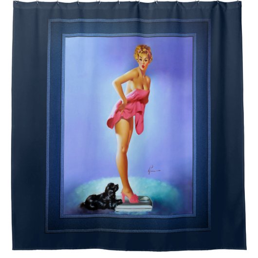 このスケールはエドワード・ランチの設定ではない シャワーカーテン (正面)