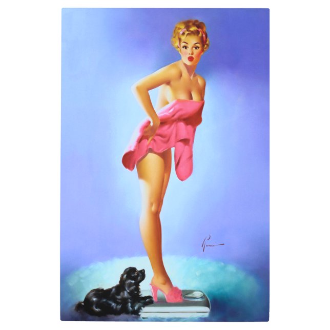 このスケールはエドワード・ランチの設定ではない メタルプリント (正面)