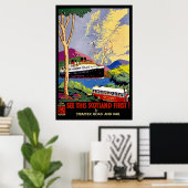 このスコットランドを最初に表示 ポスター (ホームオフィス)