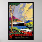 このスコットランドを最初に表示 ポスター (正面)